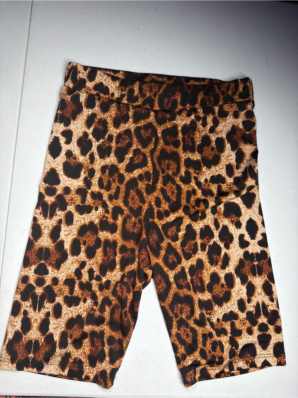 bp Girls Leopard Print Leggings - Brown & Black